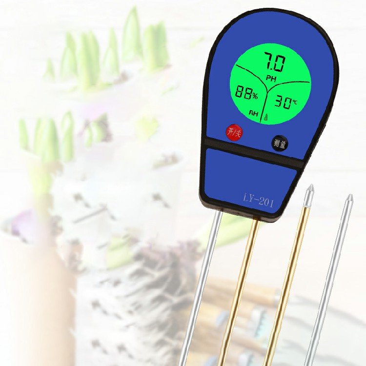 Digital display 3 in 1 Soil moisture detector ph horticultural flower moisture pH meter temperature detection tester