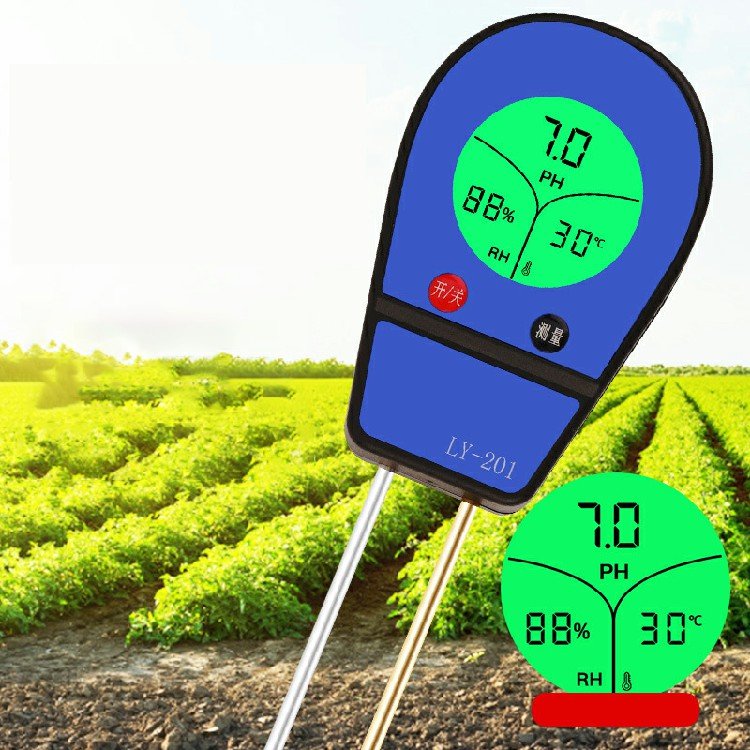 Digital display 3 in 1 Soil moisture detector ph horticultural flower moisture pH meter temperature detection tester