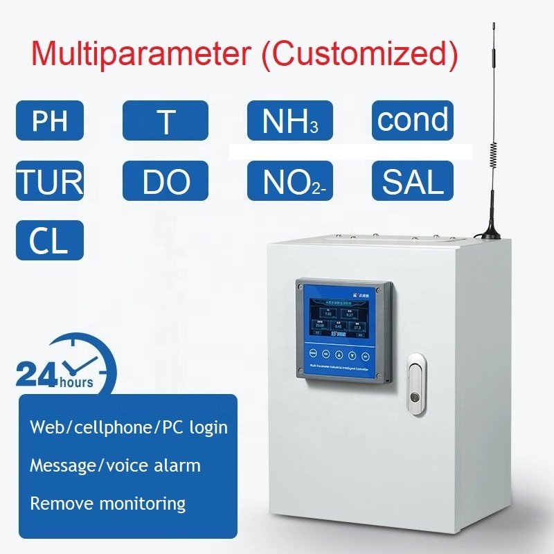 complete online water quality monitoring systems for aquaculture fish farm