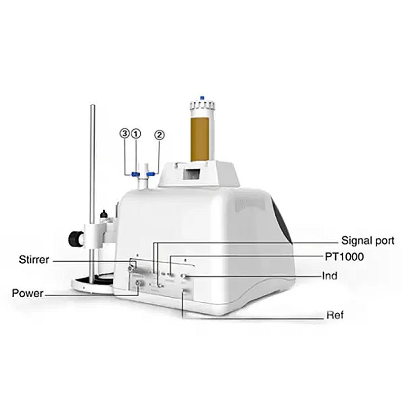 Weiai T860 automatic potentiometric titrator pH meter laboratory LCD Digital karl fischer titrator
