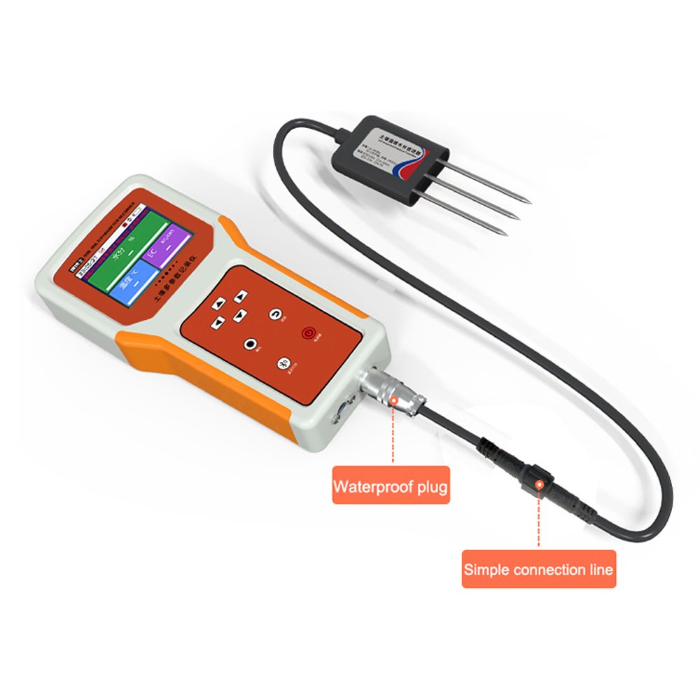 Agriculture Monitoring Digital Smart 7 in 1 Soil Tester kit 5 pin soil ph npk soil analyzer temperature Moisture nutrient sensor