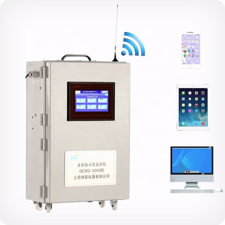 Aquarium ph meter do tds NH4+ ec free chlorine testing IOT 4-20 mA RS485 multi-parameter water analyzer