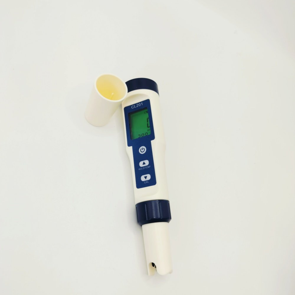 CL201 Chlorine Meter Test Instrument Efficient Swimming Pool Free Chlorine Monitoring & Detection Instrument