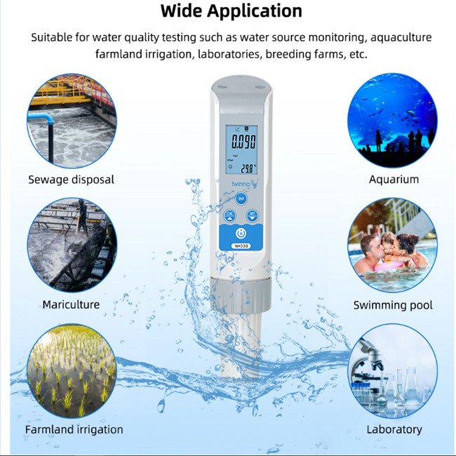 Pen Type Dissolved Carbon Dioxide Meter Newest Portable LCD Digital Waterproof Water Testing CO2 Tester