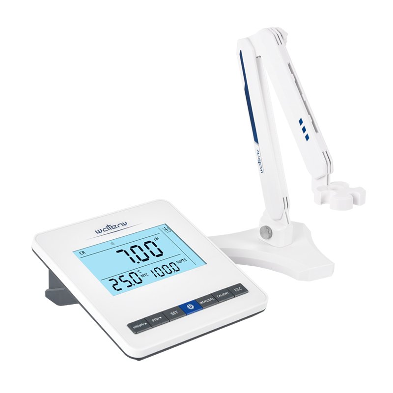 LCD display screen IP54 waterproof 3 points calibration cheap benchtop ph meter price