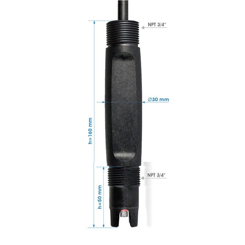 Digital Ph Sensor Sewage Water 4-20ma Rs485 Online Multi parameter Water Quality Sensors with Temp pH TDS Salinity DO Sensor
