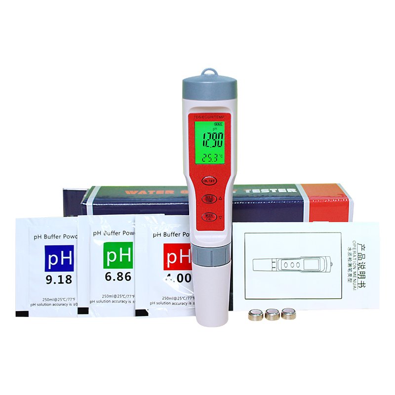 4 in 1 High Accuracy TDS/TEMP/EC/PH Meter and Water Tester For Tap water and pure water