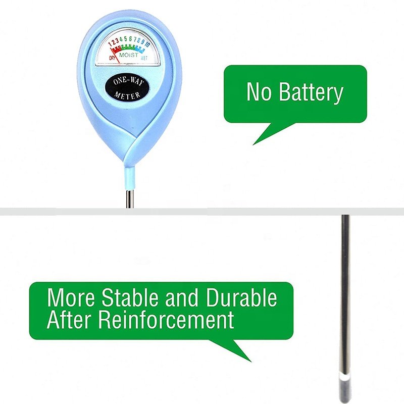 Soil moisture tester Soil tester temperature and humidity count display to measure pH value color moisture soil tester