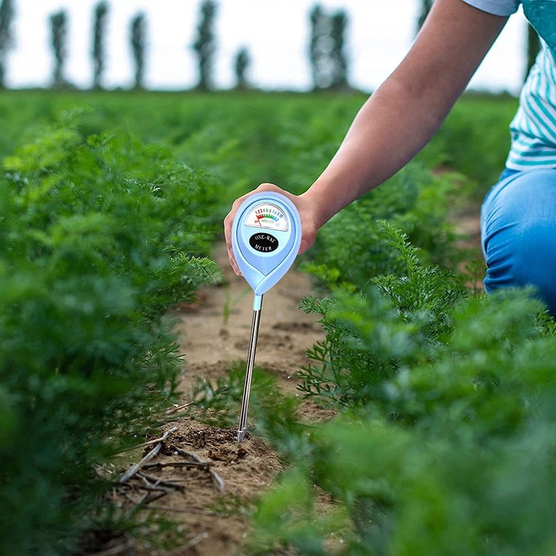 Soil moisture tester Soil tester temperature and humidity count display to measure pH value color moisture soil tester