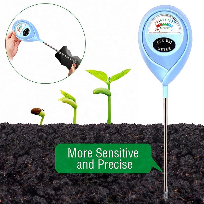 Soil moisture tester Soil tester temperature and humidity count display to measure pH value color moisture soil tester