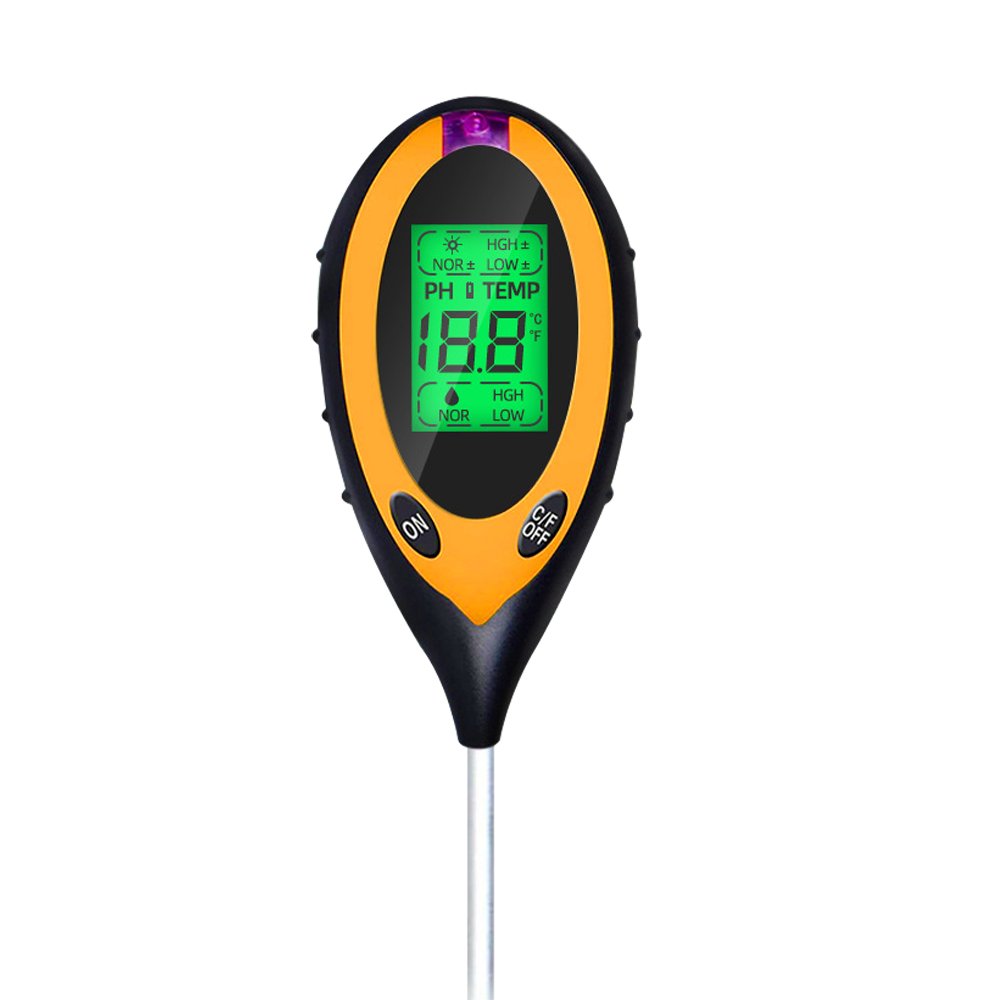 New Model 4-in-1 Plant Earth Soil PH Moisture Light Soil Meter Sunlight Tester for Garden Use Multi-functional Test Instruments