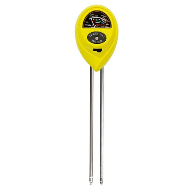 China factory Humidity Sunlight Garden Earth Tester 3 in 1 soil tester PH Tester