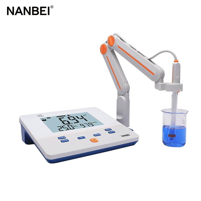 Benchtop and portable PH meters measure the alkalinity or acidity of water liquid solutions