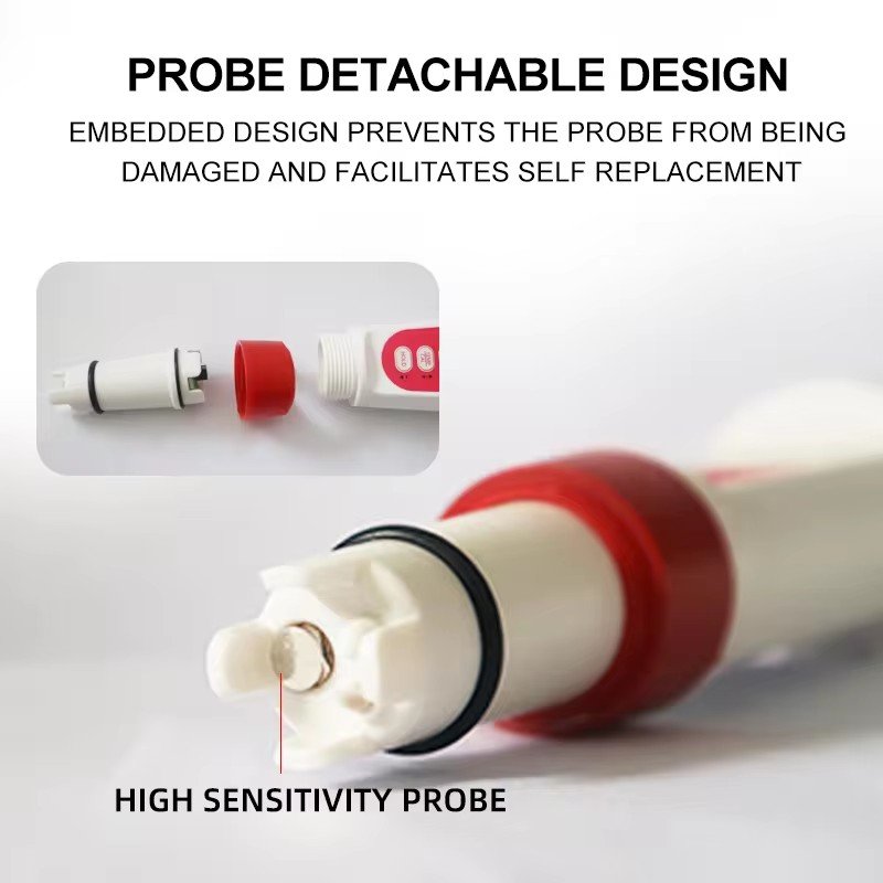 BORGE 3 in 1 digital H2/ORP/TEMP meter Hydrogen Ion Concentration Drinking Water Quality Test Pen