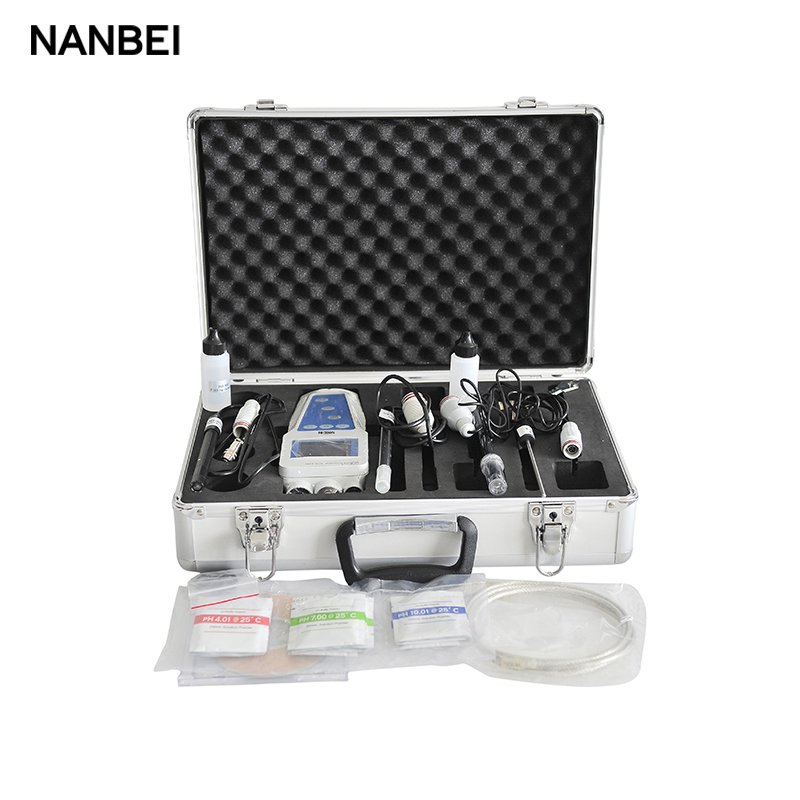Water testing equipment test kit portable digital multiparameter water quality meter