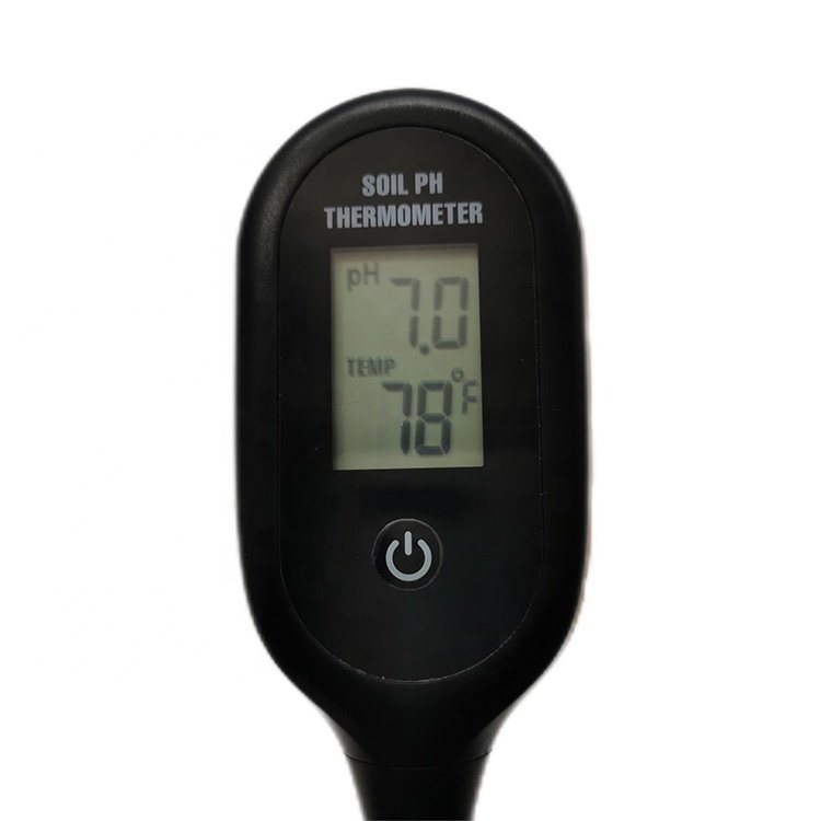 2 in 1 Digital Stake On Soil Temperature Tester Plant Soil PH Meter Compost Thermometer for Garden Lawns
