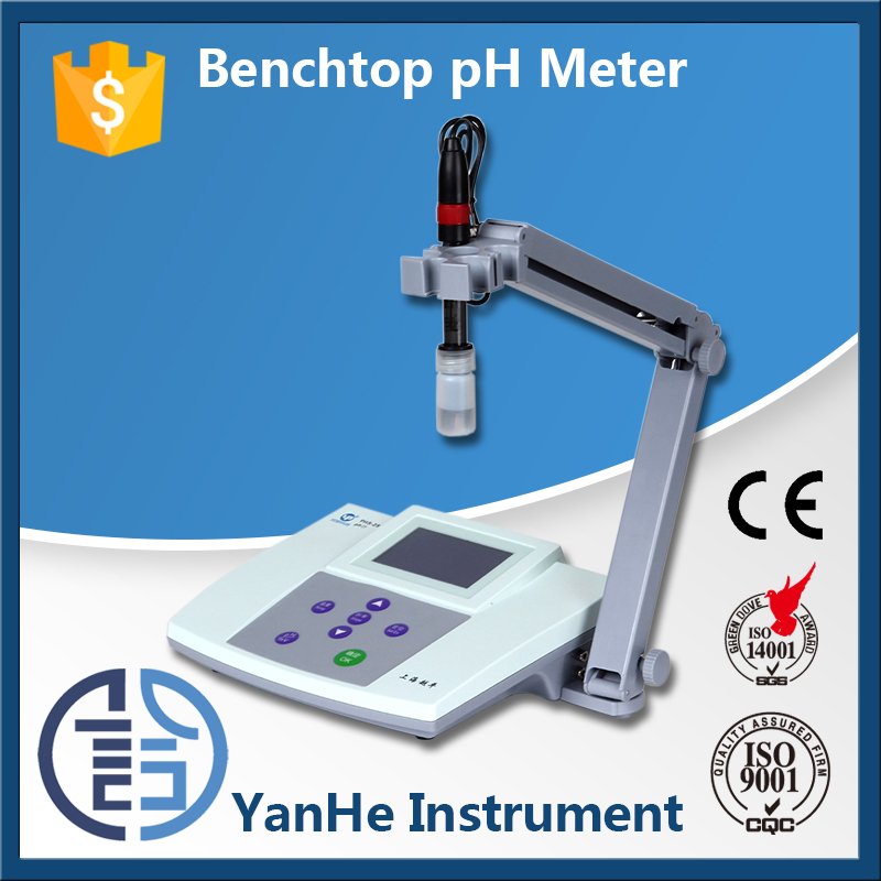 PHS-25 Manual Temperature Compensation Cheap laboratory Bench top pH Meter