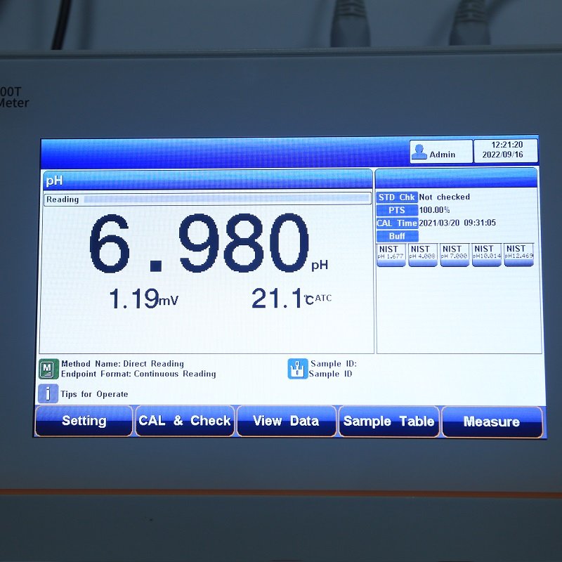 laboratory PH500T cosmetic ph meter tester digital ph meter for water quality test