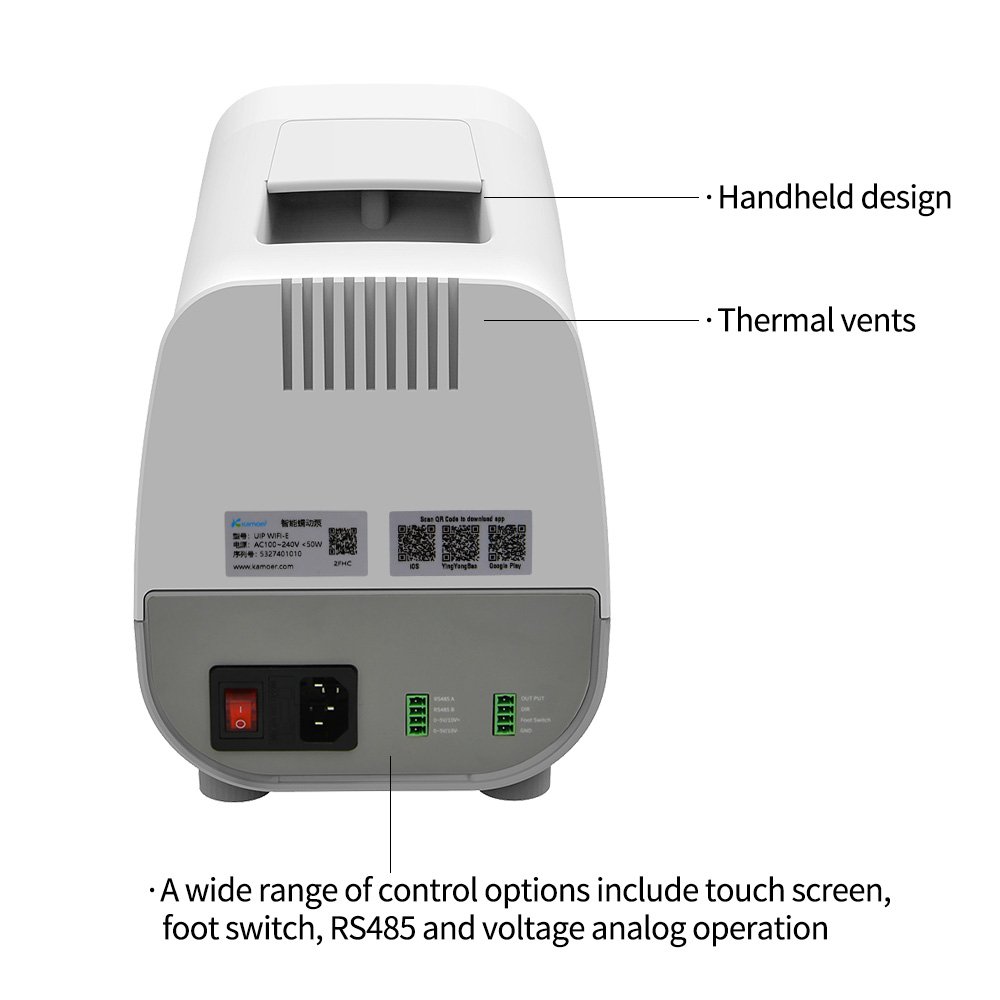 Kamoer UIP-WIFI-E 1500ml High Flow Rate Touch Screen Foot Switch Support Smart Dispenser Peristaltic Pump