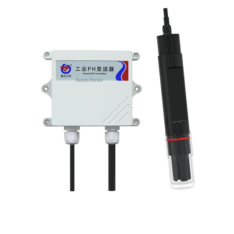 Industrial Digital Online PH Electrode Probe 4 20ma RS485 Water PH Meter Sensor For Pond Aquarium