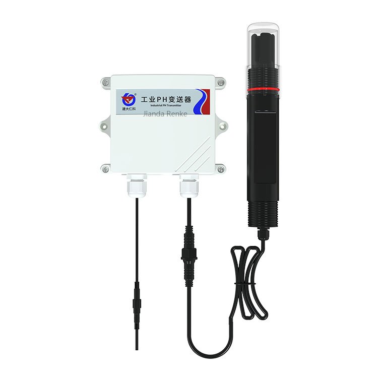 Industrial Digital Online PH Electrode Probe 4 20ma RS485 Water PH Meter Sensor For Pond Aquarium
