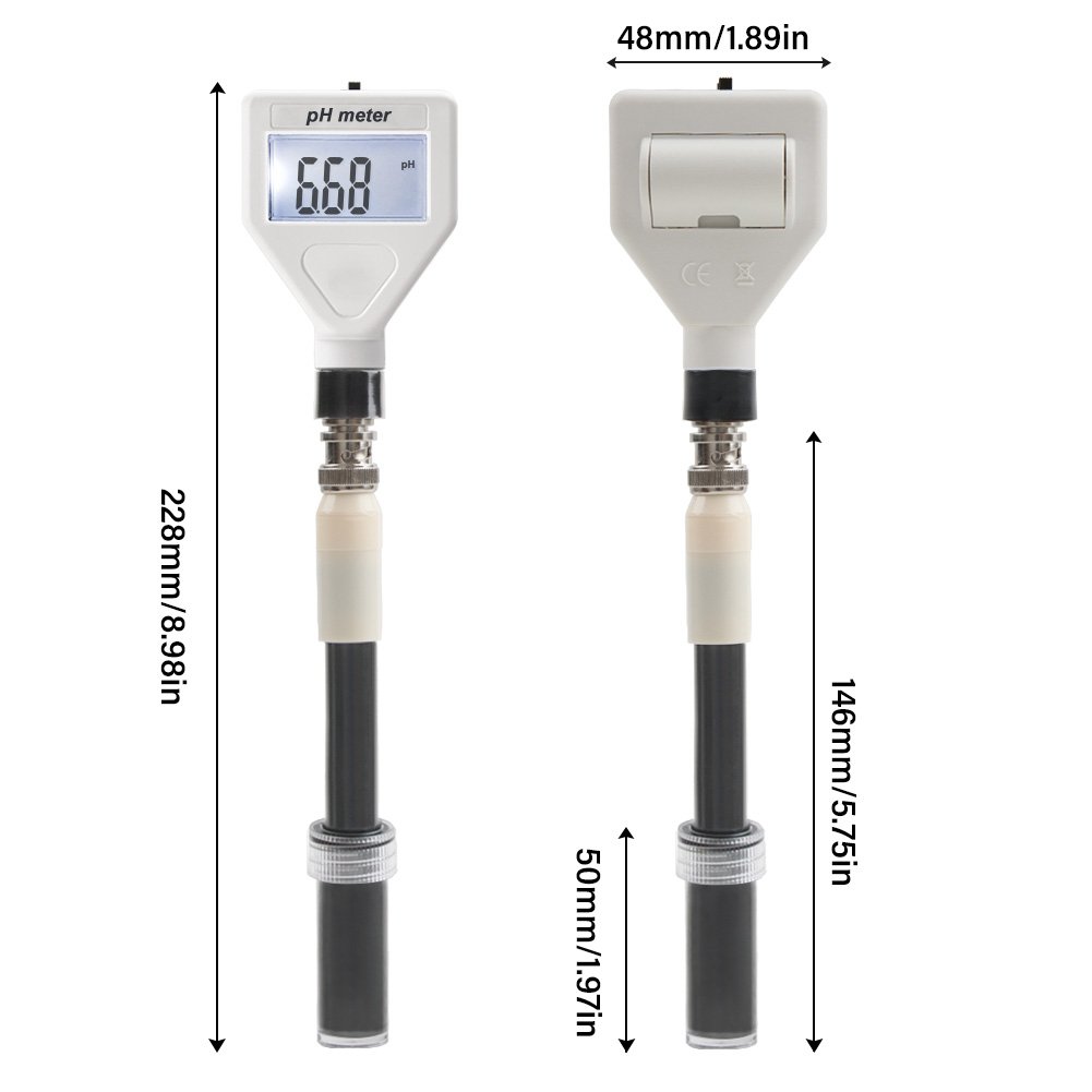 Digital Food ph Meter Acidity Analyzer with pH Electrode for Meat Dough