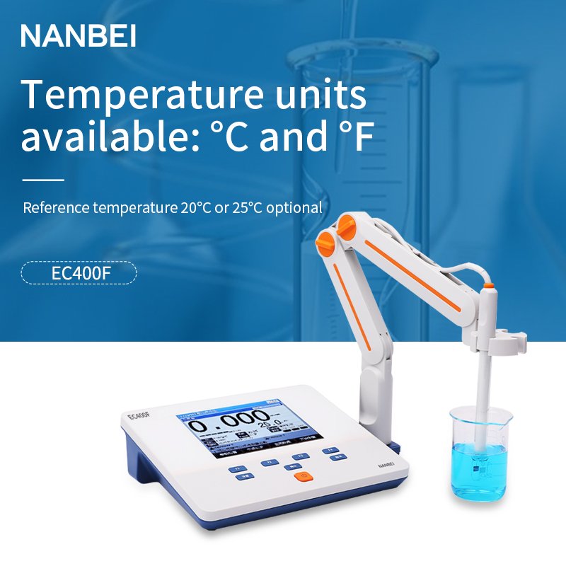Laboratory Benchtop Water EC Temperature Resistivity TDS Salt test conductivity meter price