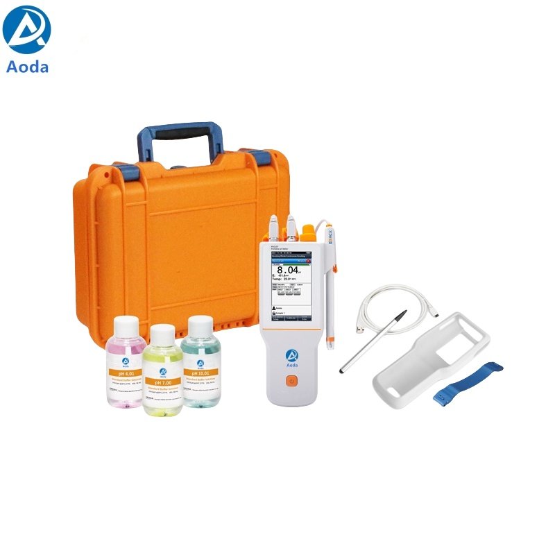 Aoda PH310T LCD touchscreen 1-5 points calibration Portable atc pH Meter