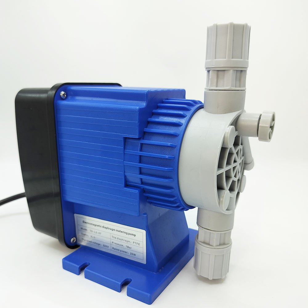 Electromagnetic Diaphragm Metering Pump Automatic Water Dosing System Controls Flow Meters Type
