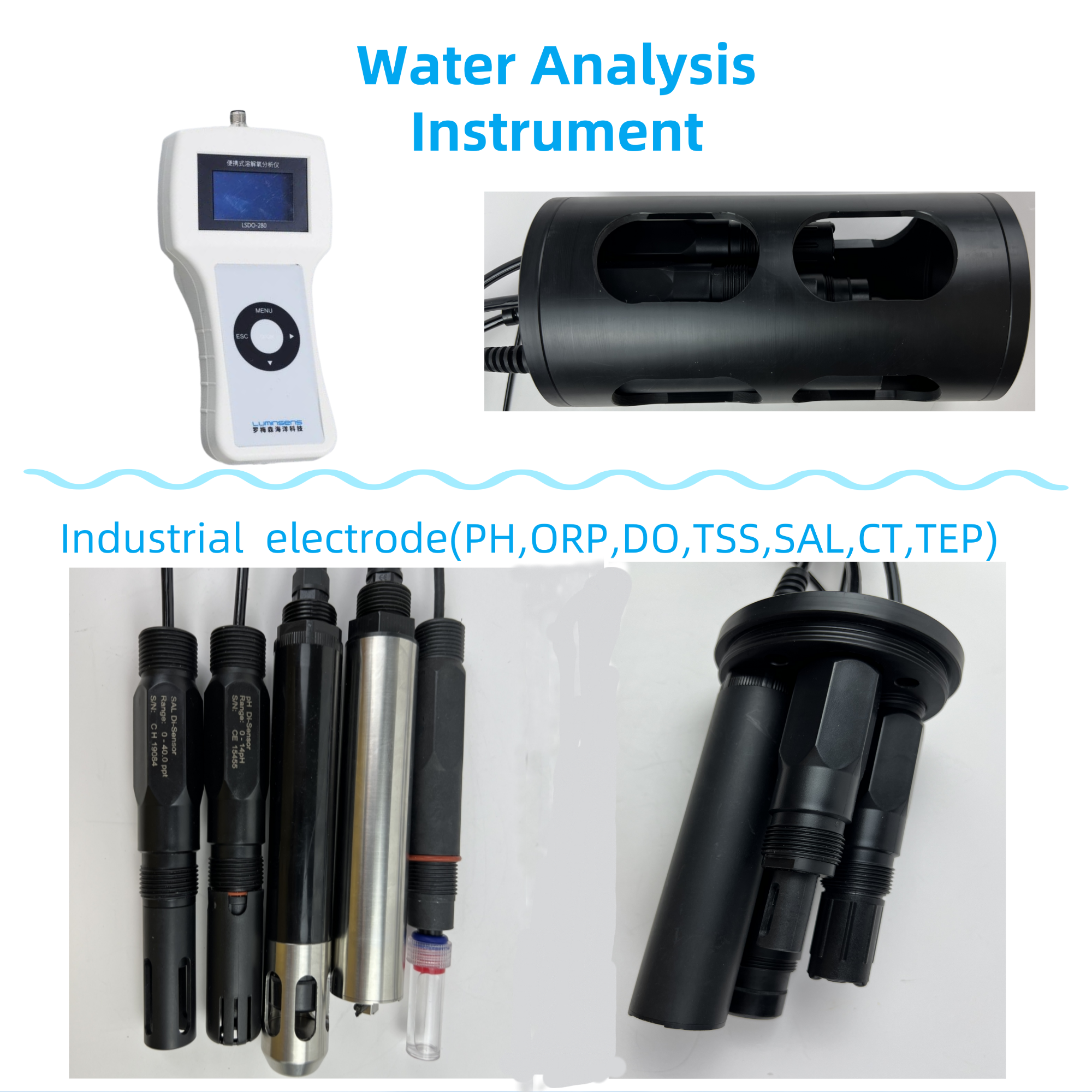 Online multi parameter water quality analyzer portable multi-parameter water quality detector multi-parameter water analyzer