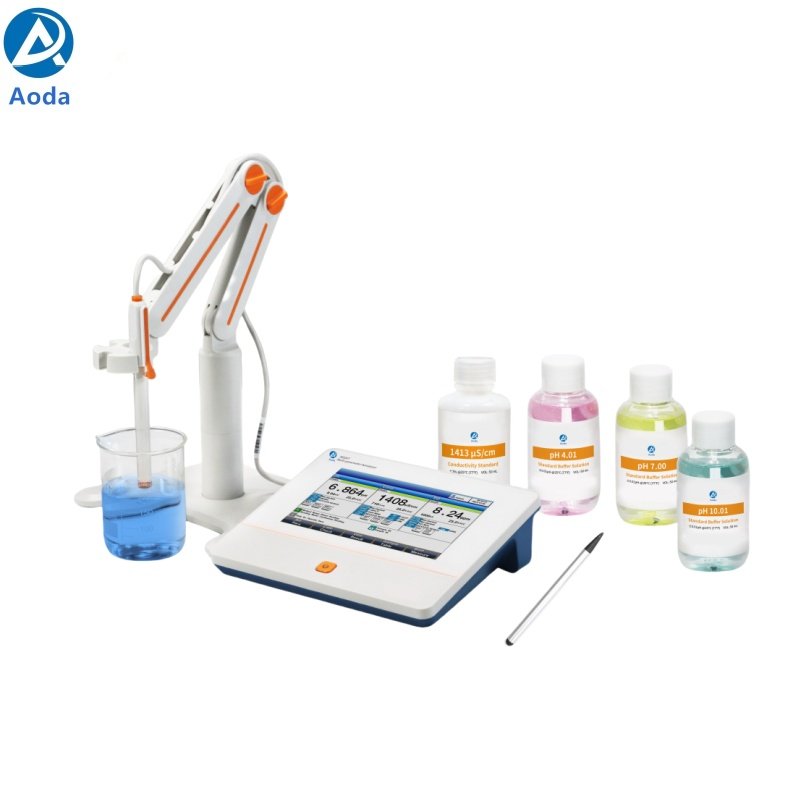 Aoda M500T Precision Laboratory Benchtop pH ORP EC TDS Salinity DO ION Multi-parameter water meter