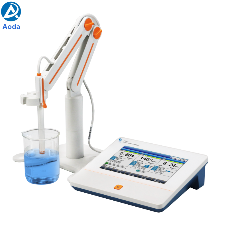 Aoda M500T Precision Laboratory Benchtop pH ORP EC TDS Salinity DO ION Multi-parameter water meter