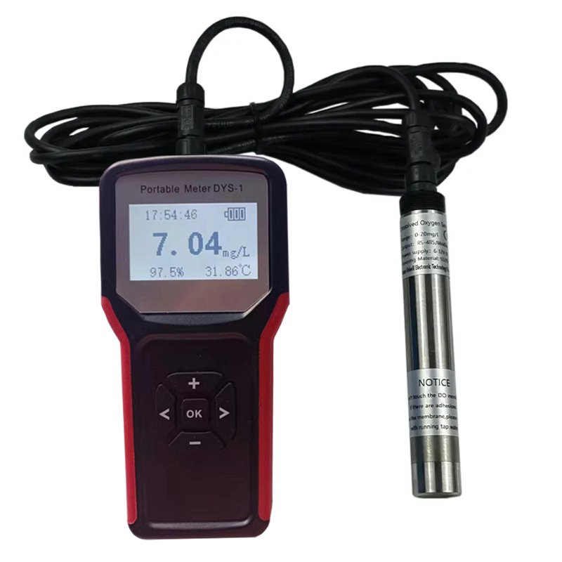 Aquarium Dissolved Oxygen Sensor Meter Oortable Dissolved Oxygen ph Meter Water Oxygen Tester