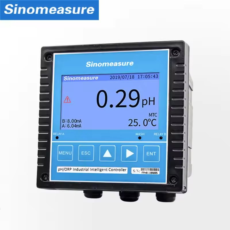 digital ph laser transmitter 420ma instrument used to measure merck ph and conductivity salinity meter price