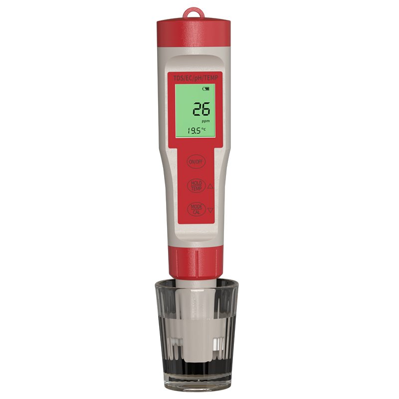 Portable water quality tester Pen 5 in 1 tester pen meter TDS/EC/PH/Salinity value/Temp Digital Water Detector