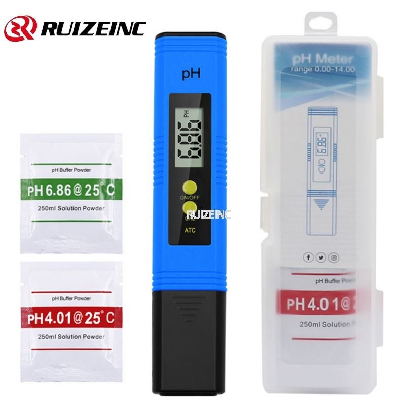 Portable pH meter digital acidity meter TDS EC tester pen aquarium pool water quality testing and monitoring instrument