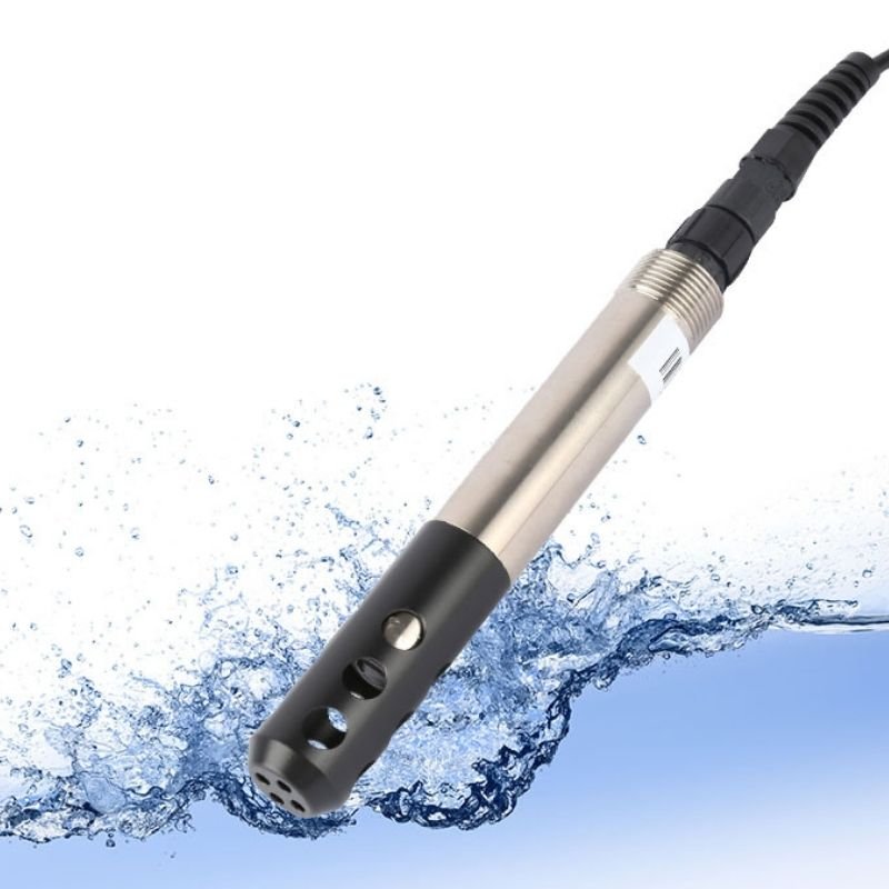 Digital Online Optical Dissolved Oxygen Probe Stainless Steel Body RS485 Protective Sleeve Replaceable Luminescent Sensor Cap