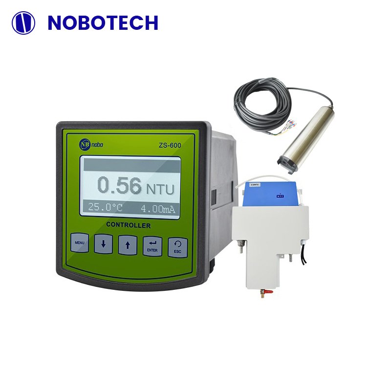 Nobo water online intelligent turbidity analyser ZS-600 with digital turbidity sensor in line turbidity meter