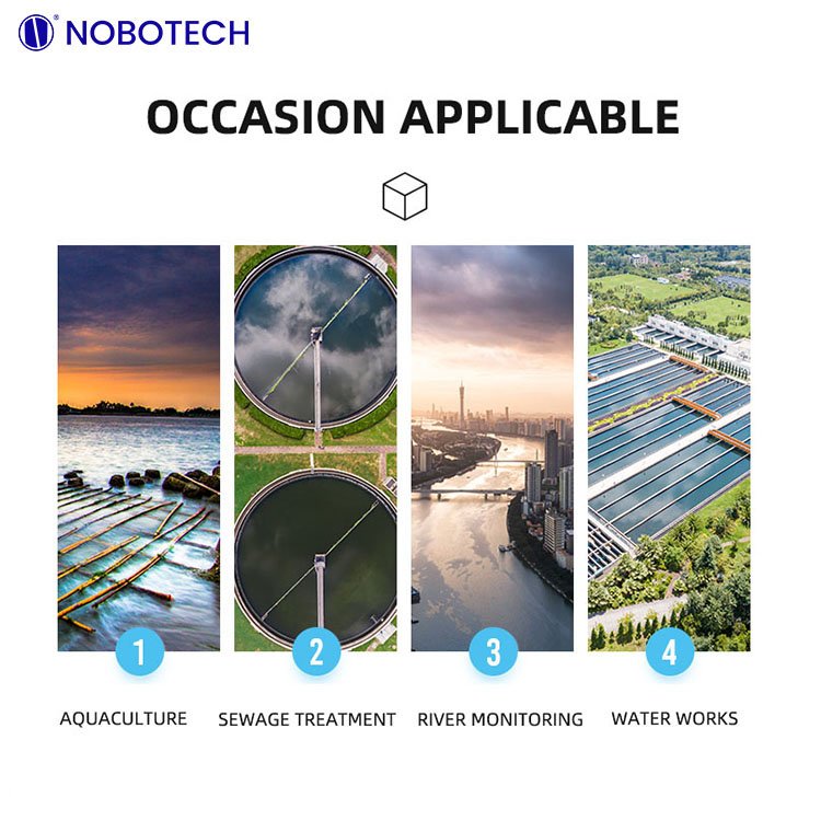 Nobo water online intelligent turbidity analyser ZS-600 with digital turbidity sensor in line turbidity meter