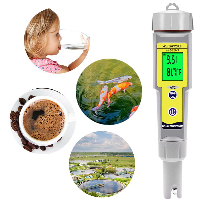 Professional Pen Type PH Meter Portable PH Water Quality Tester Acidometer For Aquarium Acidimeter Water PH Acidity Meter PH-618
