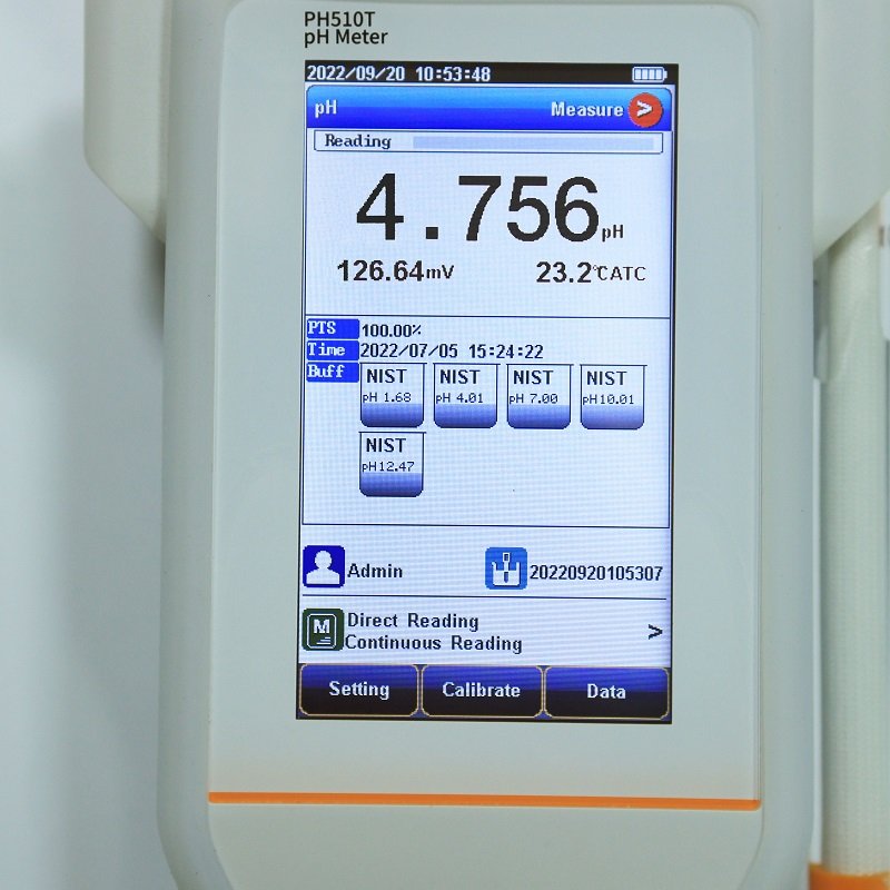 Portable Digital PH510T High Precision pH Meter Customizable OEM Chemistry Laboratory Water Quality Tester TDS Meter Controller