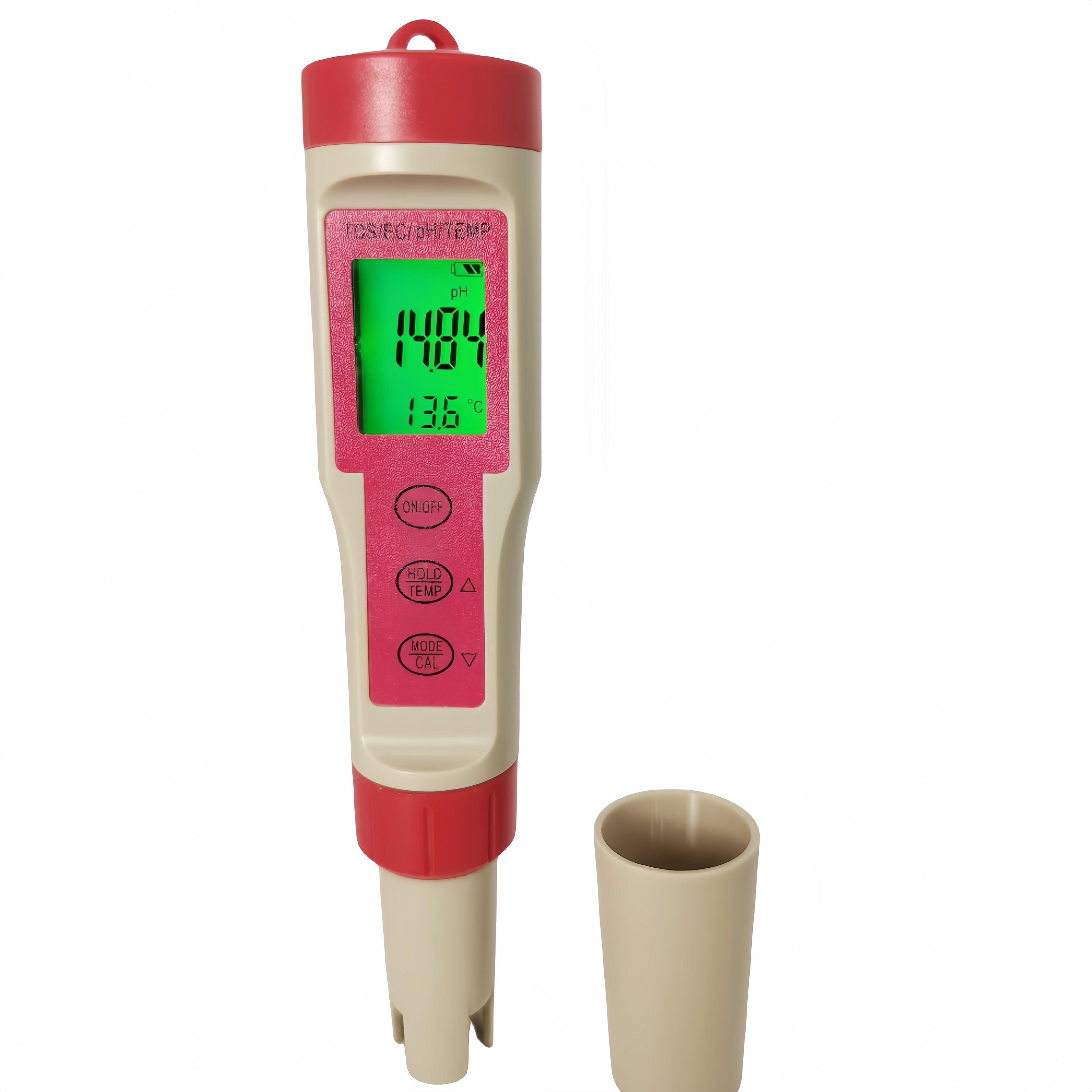 Digital 4 in 1 Water Quality Tester Pen Type TEMP pH TDS EC Meter for Aquaculture