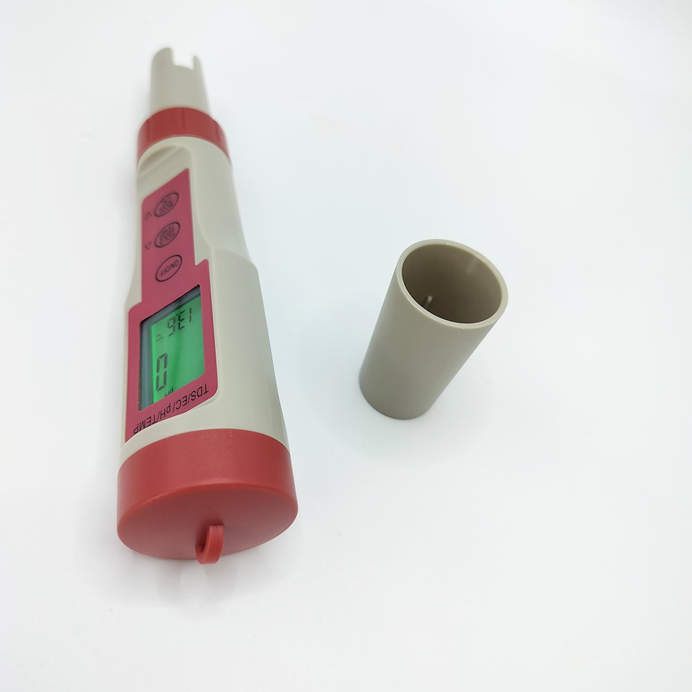 Digital 4 in 1 Water Quality Tester Pen Type TEMP pH TDS EC Meter for Aquaculture