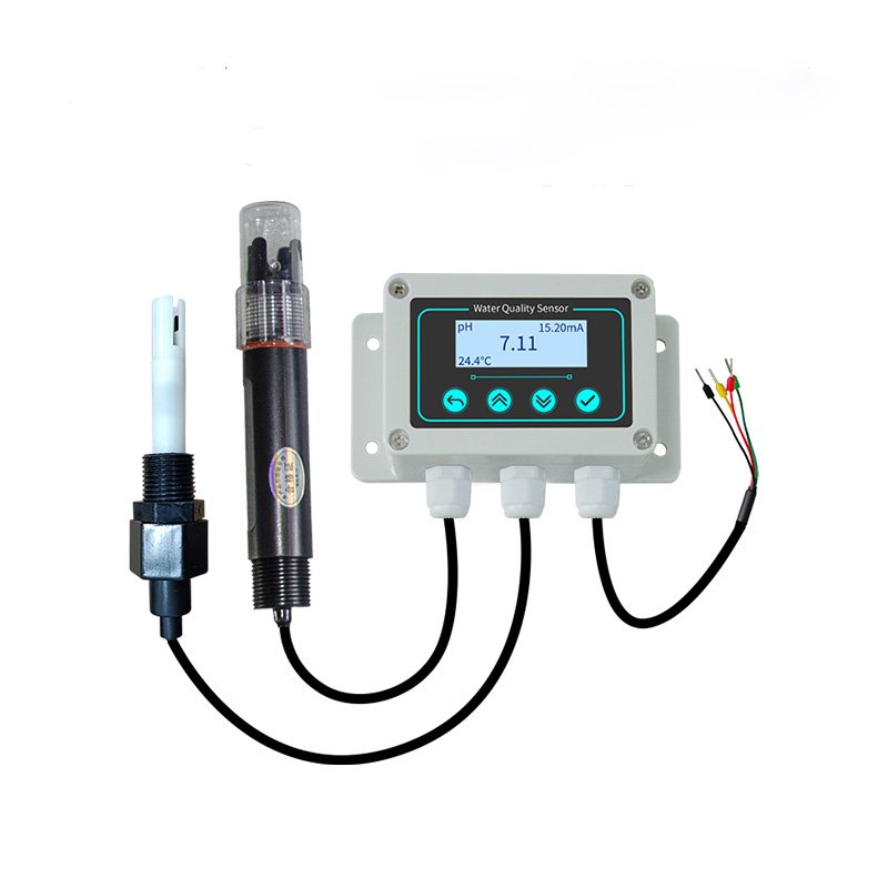 BGT CE 4-20mA 0-5V RS485 Multiparameter 2 in 1 Water Quality Analysis Electrode Water EC PH Probe Sensor for Water Treatment