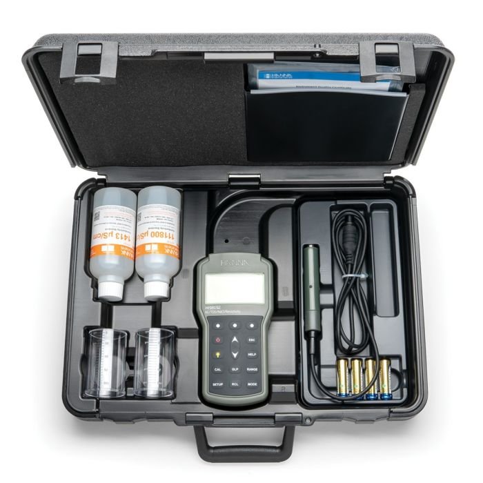 HI98192 Waterproof Portable EC/TDS/Resistivity/Salinity Meter Four Ring Probe hanna ph meter