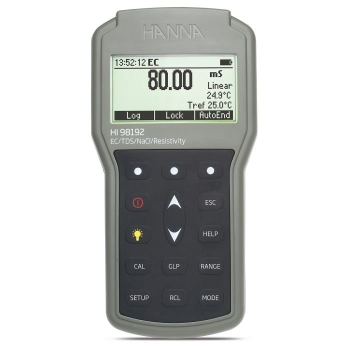 HI98192 Waterproof Portable EC/TDS/Resistivity/Salinity Meter Four Ring Probe hanna ph meter