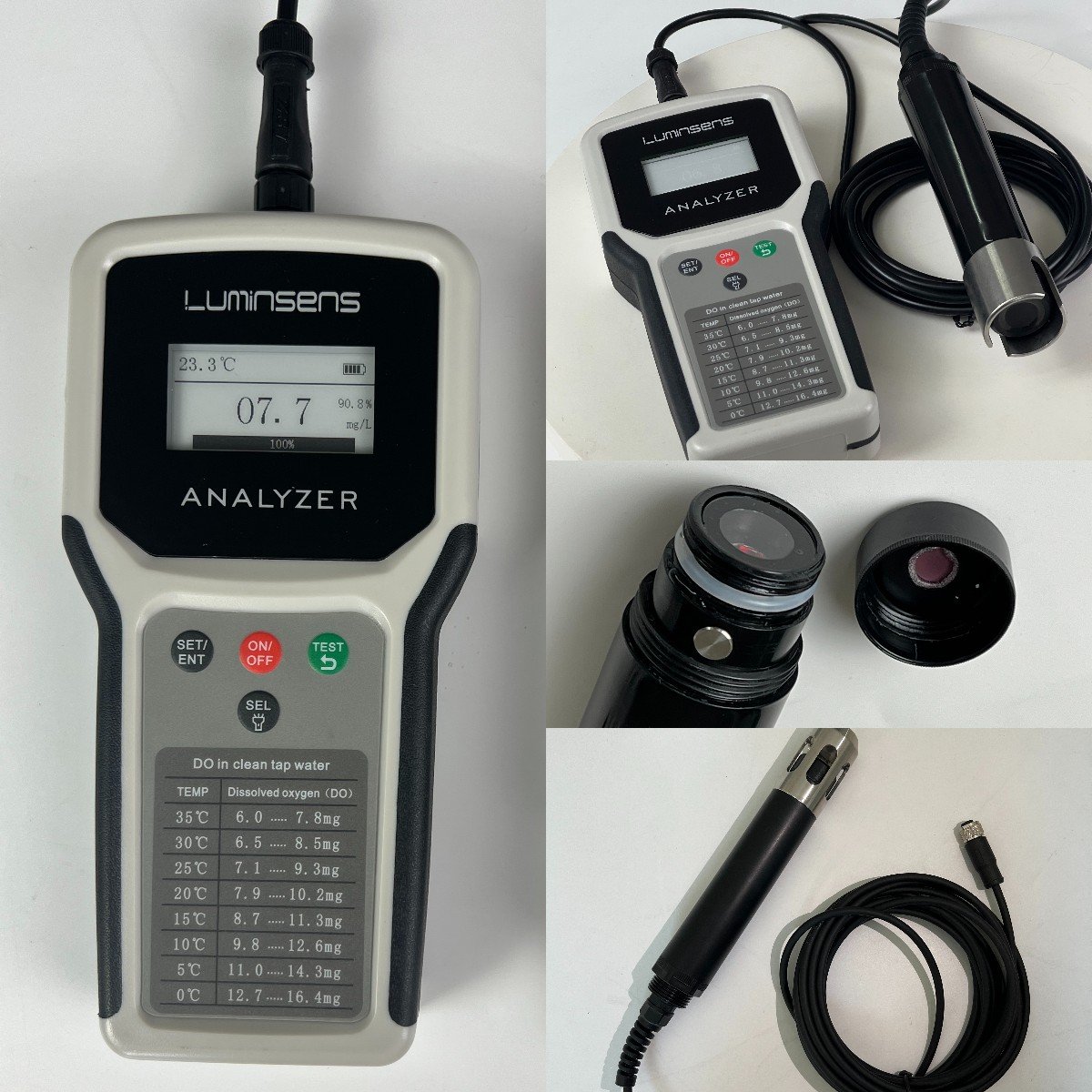 DISSOLVED OXYGEN WATER QUALITY TEST METER LABORATORY SEWAGE TREATMENT SENSOR FOR AQUACULTURE