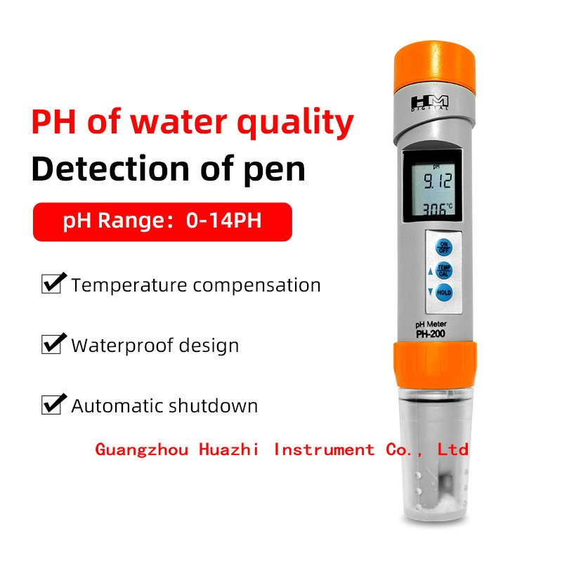 HM PH200 Ph test pen ph meter water acidity meter water ph value for Aquarium Pool Water Laboratory with Automatic Calibration
