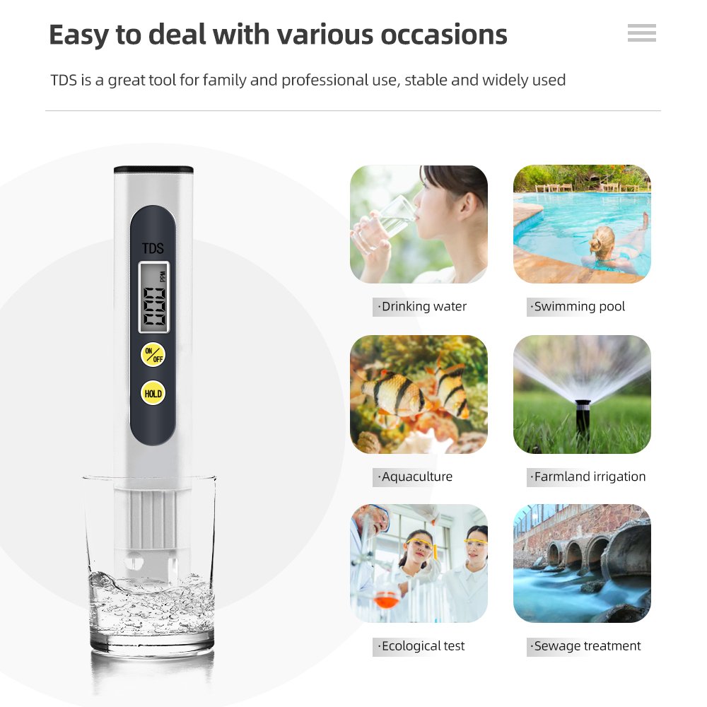 TDS-1 Portable TDS meter pen type LCD Display Water quality Tester For Aquarium