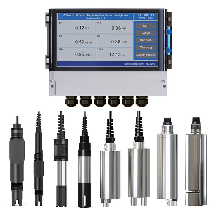 Online Real-time Digital TSS MLSS Sensor RS485 Oil in Water Chlorophyll Blue-Green Algae Sensor COD Turbidity Sensor Probe